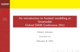 An introduction to football modelling at Smartodds Oxford SIAM ...