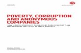 Poverty, CorruPtion and anonymous ComPanies