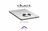 to view the Duet FireWire User's Guide in English.