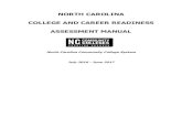 2016-2017 NC CCR Assessment Manual