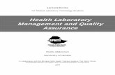 Health Laboratory Management and Quality Assurance