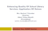 Enhancing Quality Of School Library Services: Application Of Kaizen