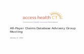 All Payer Claims Database Advisory Group Special Meeting October ...