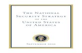The National Security Strategy United States of America