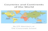 Countries and Continents of the World: A Visual Model