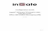 Configuration Guide Ingate SIParator /Firewall E-SBC with