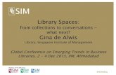 Library Spaces: Gina de Alwis