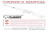 owner's manual - Auto-Ordnance