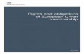 Rights and obligations of European Union membership - April 2016