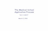 The Medical School Application Process