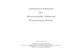 Guidance Manual for Nonmetallic Mineral Processing Plants