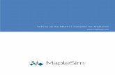 Setting up MSVC compiler - Maplesoft