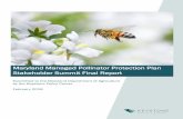 Maryland Managed Pollinator Protection Plan Stakeholder Summit