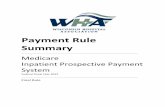 Payment Rule Summary