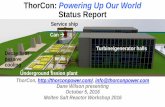 ThorCon: Powering Up Our World Status Report