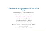 Programming Languages and Compiler Design