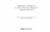 MDMB-CHMICA Critical Review Report Agenda Item 4.9