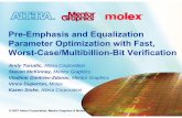 Pre-Emphasis and Equalization Parameter Optimization with Fast ...