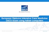 Computerised exam using tablets for European Diploma in Intensive ...
