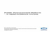 Public Procurement Reform - A Rapid Evidence Review