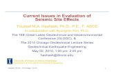 Current Issues in Evaluation of Seismic Site Effects
