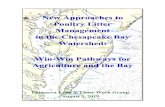New Approaches to Poultry Litter Management in the Chesapeake Bay