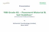 “RBI Grade-81 – Pavement Material & Soil Stabilizer”