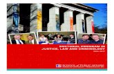 DOCTORAL PROGRAM IN JUSTICE, LAW AND CRIMINOLOGY