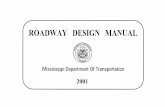 2001 Roadway Design Manual
