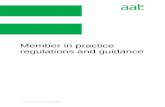 Download the guidelines and regulations for members in practice