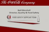 Neil Marshall Director, Quality & Food Safety