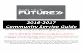 2016-2017 Community Service Guide