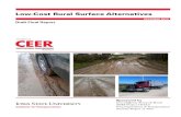 TR-632, Low Cost Rural Road Surface Alternatives