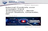Internal Controls over Voyager Card Transactions – North Tryon ...