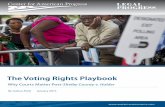 Report: The Voting Rights Playbook