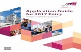 Application Guide for 2017 Entry