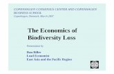 The Economics of Biodiversity Loss