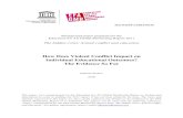 How does violent conflict impact on individual educational outcomes ...