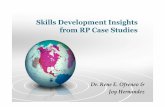 Skills Development Insights from RP Case Studies