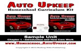 Auto Upkeep Homeschool Curriculum