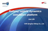 The Development of a Railway Vehicle Dynamics Simulation Platform