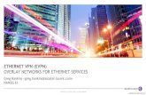ethernet vpn (evpn) overlay networks for ethernet services