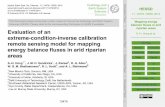 Evaluation of an extreme-condition-inverse calibration remote