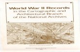 World War II Records in the Cartographic and Architectural Branch ...