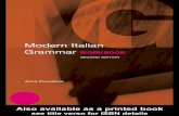 Modern Italian Grammar Workbook, Second Edition