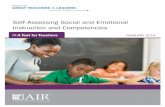 Self-Assessing Social and Emotional Instruction and Competencies