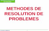 METHODES DE RESOLUTION DE PROBLEMES - scenaris.com