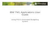 IBM TM1 Applications User Guide