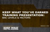 Keep what you've earned training presentation