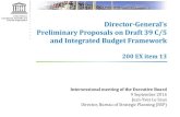 General's Preliminary Proposals (200 EX